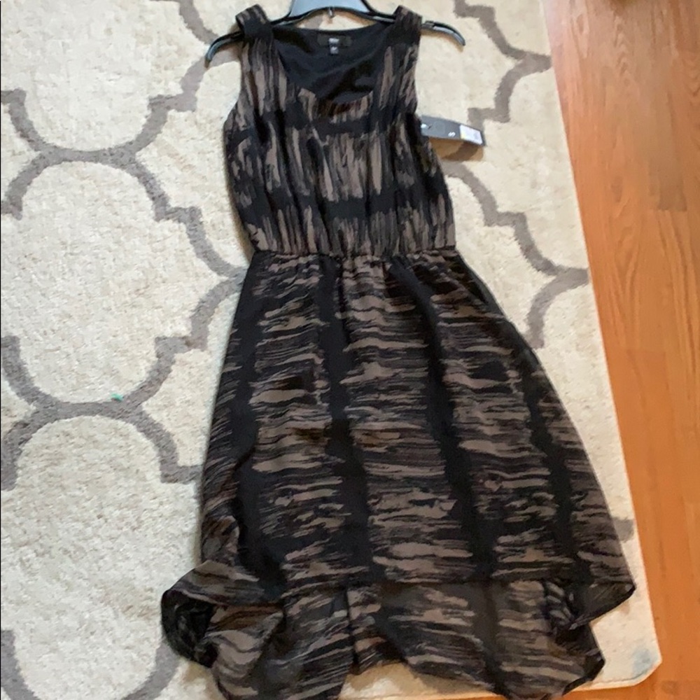 NWT mossino high low dress size s